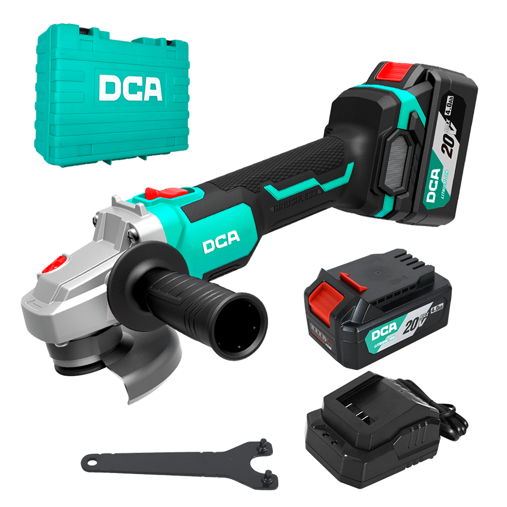 AMOLADORA 20V BRUSHLESS 115MM 4.5' M14 8500/MIN 4.0AHX2 MALETIN - ADSM03-115EM